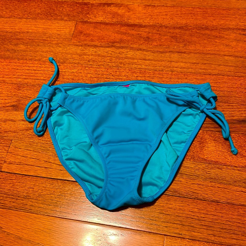 Victoria’s Secret Side Tie Bikini Bottom Blue